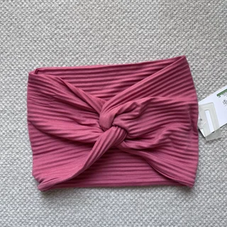 هدبند پلیسه صورتی